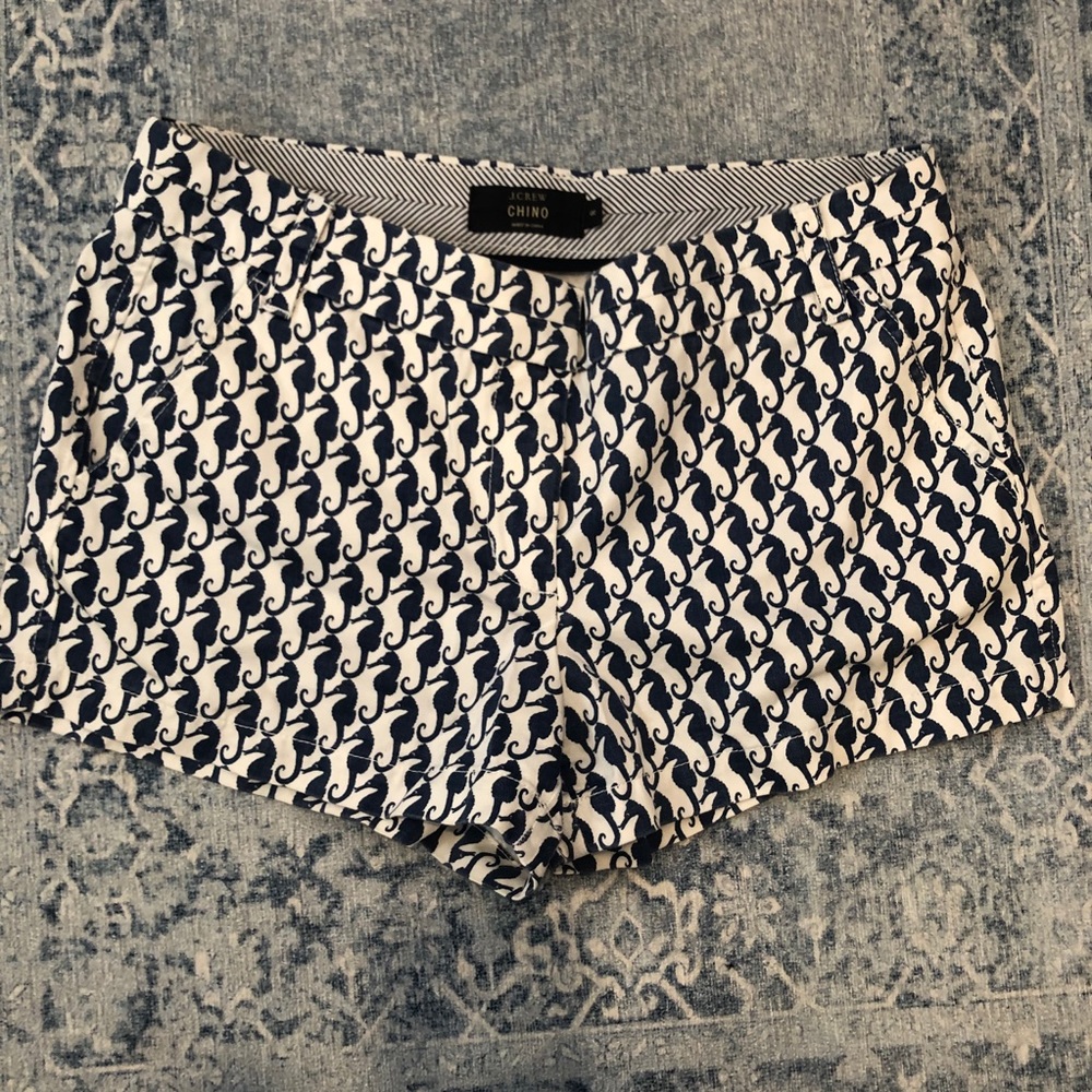 🌊 J Crew Seahorse Pattern Chinos 🌊